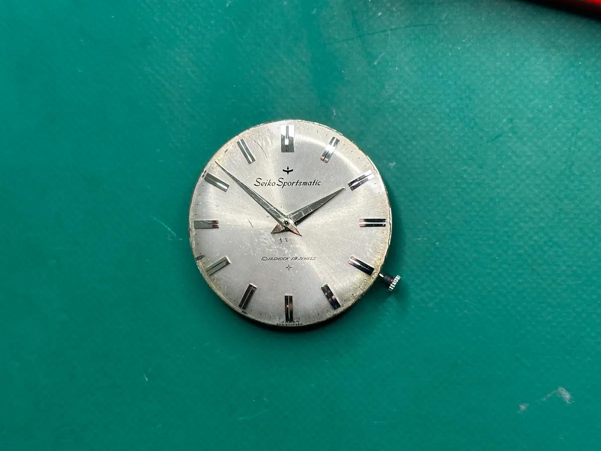 Vintage mechanical watch component